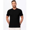 imageJMIERR Mens Henley Shirts Short Sleeve Casual Basic Button Up Tees Pocket T Shirts for MenBlack