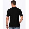 imageJMIERR Mens Henley Shirts Short Sleeve Casual Basic Button Up Tees Pocket T Shirts for MenBlack