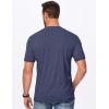 imageJMIERR Mens Henley Shirts Short Sleeve Casual Basic Button Up Tees Pocket T Shirts for MenNavy Blue