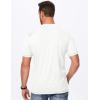 imageJMIERR Mens Henley Shirts Short Sleeve Casual Basic Button Up Tees Pocket T Shirts for MenWhite