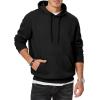 imageJMIERR Mens Hoodie Pullover 2024 Sweatshirts Graphic Hoodie Long Sleeve Drawstring Fashion Hooded Shirt with Pocket0 Black