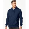 imageJMIERR Mens Hoodie Pullover 2024 Sweatshirts Graphic Hoodie Long Sleeve Drawstring Fashion Hooded Shirt with PocketA Dark Blue
