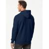 imageJMIERR Mens Hoodie Pullover 2024 Sweatshirts Graphic Hoodie Long Sleeve Drawstring Fashion Hooded Shirt with PocketA Dark Blue