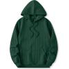 imageJMIERR Mens Hoodie Pullover 2024 Sweatshirts Graphic Hoodie Long Sleeve Drawstring Fashion Hooded Shirt with PocketA Green 2