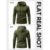 imageJMIERR Mens Hoodie Pullover 2024 Sweatshirts Graphic Hoodie Long Sleeve Drawstring Fashion Hooded Shirt with PocketA Green