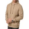 imageJMIERR Mens Hoodie Pullover 2024 Sweatshirts Graphic Hoodie Long Sleeve Drawstring Fashion Hooded Shirt with PocketC Beige