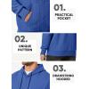 imageJMIERR Mens Hoodie Pullover 2024 Sweatshirts Graphic Hoodie Long Sleeve Drawstring Fashion Hooded Shirt with PocketC Light Blue