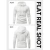 imageJMIERR Mens Hoodie Pullover 2024 Sweatshirts Graphic Hoodie Long Sleeve Drawstring Fashion Hooded Shirt with PocketC White