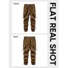 imageJMIERR Mens Baggy Cargo Pants Trendy Casual Parachute Pant Loose Fit Harem Joggers with Pockets for StreetwearA6 Brown