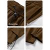 imageJMIERR Mens Baggy Cargo Pants Trendy Casual Parachute Pant Loose Fit Harem Joggers with Pockets for StreetwearA6 Brown