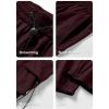 imageJMIERR Mens Baggy Cargo Pants Trendy Casual Parachute Pant Loose Fit Harem Joggers with Pockets for StreetwearA6 Burgundy
