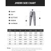 imageJMIERR Mens Cargo Pants Drawstring Stretch Waist Waist Twill Joggers Trousers with Zipper PocketsDark Grey