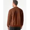 imageJMIERR Mens Casual Jacquard Bomber Jackets ColorBlock Lightweight Varsity Jacket Fashion Zipper Coat with PocketsChestnut