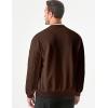 imageJMIERR Mens Casual Jacquard Bomber Jackets ColorBlock Lightweight Varsity Jacket Fashion Zipper Coat with PocketsCoffee