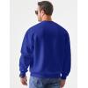 imageJMIERR Mens Casual Long Sleeves Crewneck Sweatshirts Cotton Pullover Sweatshirt for MenDark Blue