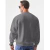 imageJMIERR Mens Casual Long Sleeves Crewneck Sweatshirts Cotton Pullover Sweatshirt for MenMedium Grey