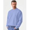 imageJMIERR Mens Casual Long Sleeves Crewneck Sweatshirts Cotton Pullover Sweatshirt for MenSky Blue