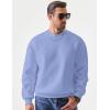 imageJMIERR Mens Casual Long Sleeves Crewneck Sweatshirts Cotton Pullover Sweatshirt for MenSky Blue