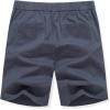 imageJMIERR Mens ClassicFit 7quot Chino Short Summer Stretch Waist Cotton Twill Casual Dress Shorts with Pockets7 Navy Blue