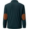 imageJMIERR Mens Corduroy Sweatshirt Casual Long Sleeve Stand Collar Button Pullover Sweatshirts with PocketsZ Dark Green