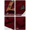imageJMIERR Mens Corduroy Sweatshirt Casual Long Sleeve Stand Collar Button Pullover Sweatshirts with PocketsZ Red