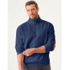 imageJMIERR Mens Corduroy Sweatshirt Casual Long Sleeve Stand Collar Button Pullover Sweatshirts with PocketsZ Sail Blue