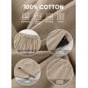 imageJMIERR Mens Cotton Pants Casual Elastic Waist Drawstring Lightweight Summer Beach Trousers with Pockets4 Khaki
