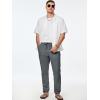 imageJMIERR Mens Cotton Pants Casual Elastic Waist Drawstring Lightweight Summer Beach Trousers with PocketsMedium Grey