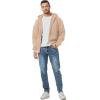 imageJMIERR Mens Full Zip Casual Cotton Hooded Fleece Drawstring Hoodies Pullover Sweatshirts Casual Long Sleeve ShirtsOatmeal