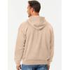 imageJMIERR Mens Full Zip Casual Cotton Hooded Fleece Drawstring Hoodies Pullover Sweatshirts Casual Long Sleeve ShirtsOatmeal