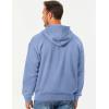 imageJMIERR Mens Full Zip Casual Cotton Hooded Fleece Drawstring Hoodies Pullover Sweatshirts Casual Long Sleeve ShirtsSky Blue