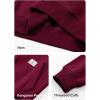 imageJMIERR Mens Quarter Zip Pullover Quilted Sweatshirt Pullover Long Sleeve Stand Collar Sweater Color Block SweatshirtBurgundy