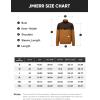 imageJMIERR Mens Quarter Zip Pullover Quilted Sweatshirt Pullover Long Sleeve Stand Collar Sweater Color Block SweatshirtCoffee