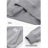 imageJMIERR Mens Quarter Zip Pullover Quilted Sweatshirt Pullover Long Sleeve Stand Collar Sweater Color Block SweatshirtGrey