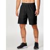 imageJMIERR Mens Athletic Running Shorts Lightweight Quick Dry Workout Basketball Gym 7quot Sports Shorts with Zipper Pockets7 Black