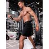imageJMIERR Mens Athletic Running Shorts Lightweight Quick Dry Workout Basketball Gym 7quot Sports Shorts with Zipper Pockets7 Black