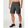 imageJMIERR Mens Athletic Running Shorts Lightweight Quick Dry Workout Basketball Gym 7quot Sports Shorts with Zipper Pockets7 Dark Grey