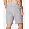 imageJMIERR Mens Athletic Running Shorts Lightweight Quick Dry Workout Basketball Gym 7quot Sports Shorts with Zipper Pockets7 Grey