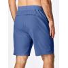 imageJMIERR Mens Athletic Running Shorts Lightweight Quick Dry Workout Basketball Gym 7quot Sports Shorts with Zipper Pockets7 Navy Blue