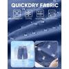 imageJMIERR Mens Athletic Running Shorts Lightweight Quick Dry Workout Basketball Gym 7quot Sports Shorts with Zipper Pockets7 Navy Blue