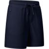 imageJMIERR Mens Gym Shorts Cotton 7quot Running Comfy Workout Shorts Zipper Pocket Sweat ShortsA Blue