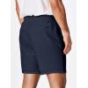 imageJMIERR Mens Gym Shorts Cotton 7quot Running Comfy Workout Shorts Zipper Pocket Sweat ShortsA Blue