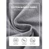 imageJMIERR Mens Gym Shorts Cotton 7quot Running Comfy Workout Shorts Zipper Pocket Sweat ShortsC Grey