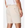 imageJMIERR Mens Gym Shorts Cotton 7quot Running Comfy Workout Shorts Zipper Pocket Sweat ShortsD Beige