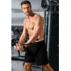 imageJMIERR Mens Shorts Running Athletic Shorts Waterproof Quick Dry 7quot Gym Workout Breathable Shorts0 Black