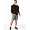 imageJMIERR Mens Shorts Running Athletic Shorts Waterproof Quick Dry 7quot Gym Workout Breathable Shorts0 Grey