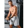 imageJMIERR Mens Shorts Running Athletic Shorts Waterproof Quick Dry 7quot Gym Workout Breathable ShortsA Grey 1