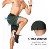 imageJMIERR Mens Shorts Running Athletic Shorts Waterproof Quick Dry 7quot Gym Workout Breathable ShortsB Green