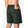 imageJMIERR Mens Shorts Running Athletic Shorts Waterproof Quick Dry 7quot Gym Workout Breathable ShortsB Green