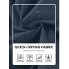 imageJMIERR Mens Shorts Running Athletic Shorts Waterproof Quick Dry 7quot Gym Workout Breathable ShortsB Light Blue